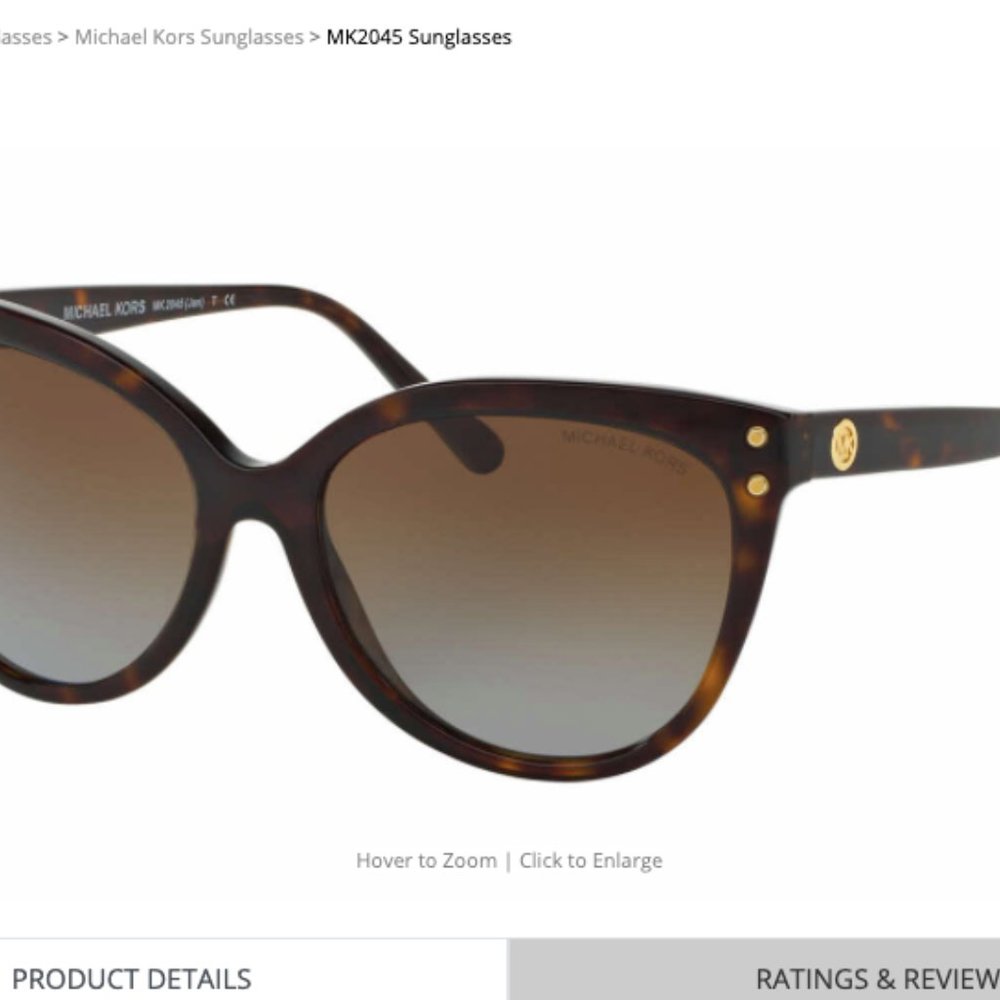 MIchael Kors women's sunglasses mk2045 - Picture 4 of 4